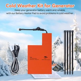 Ankiwi Battery Heater Pad for Generac Generator, Battery Warmer Pad for Generac 7101, Cold Weather Kit for 9kW-22kW Air-Cooled Standby Generators