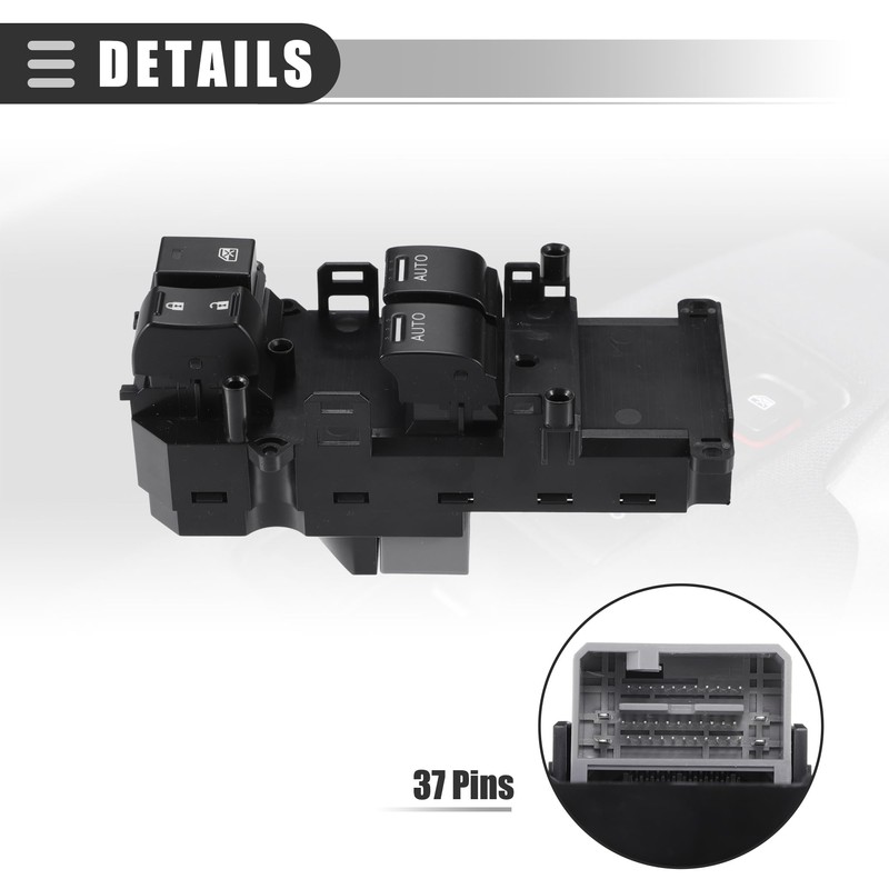 Motoforti Car Power Master Door Window Switch, for Honda Accord