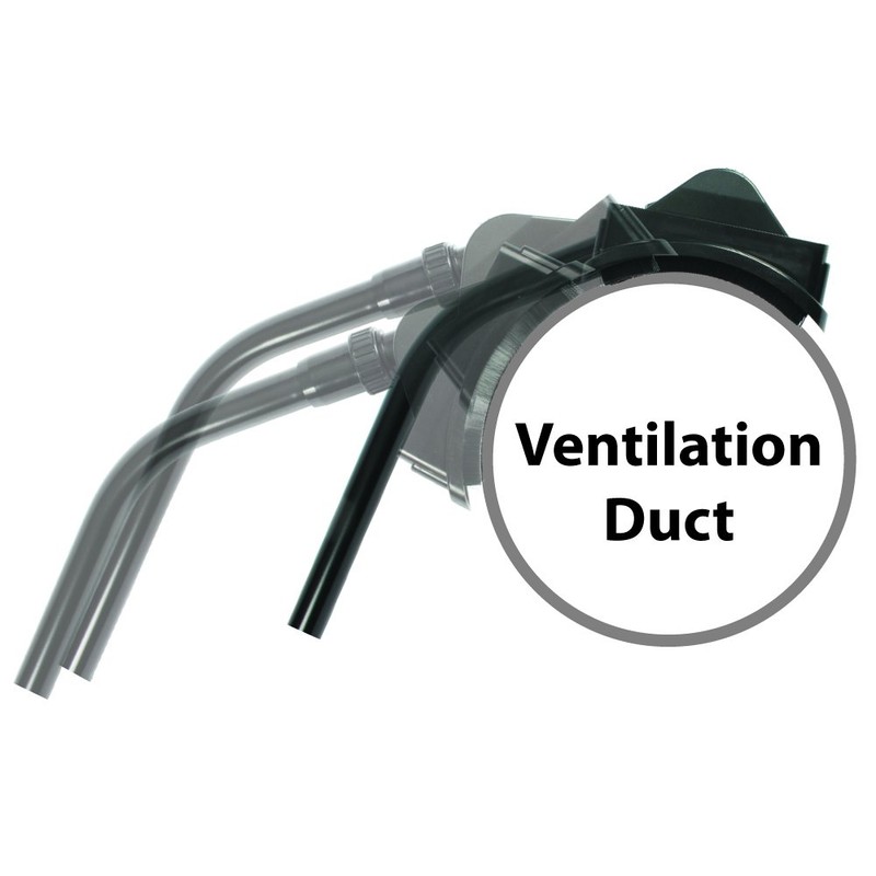 Cen-Tec Systems 93136 Ventilation Ductwork Vacuum Cleaning Attachment Set, Black