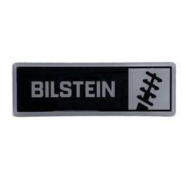 BILSTEIN Tail Plate 3, Monochrome, Height: Approx. 0.8 inches (20 mm), Width: Approx. 2.8 inches (70 mm), Back Sticker Paste Type BIL-TP3B
