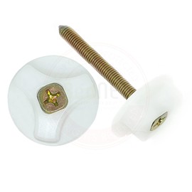 BEDNET 2 x M8 x 75mm Headboard Bolt With Fitted Washer | Headboard Bolts and Screws | Headboard Fixings (M8: 75mm)