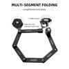 ROCKBROS Anti-Theft Folding Bike Lock,Bold Diameter 0.7cm,High-Strength ABS Material,Portable Folding