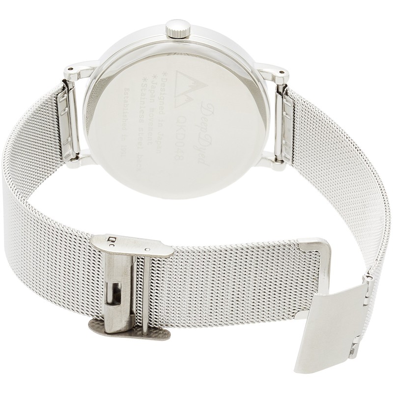 Fieldwork QKD048 Analog Classy Metal Band Mesh Men's Wristwatch, Silver,