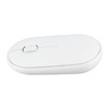 Wireless Mouse White 2.4G BT Mode Ultra Slim Silent Optical