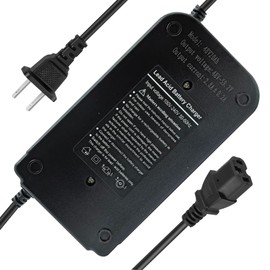 48V 20AH Lead Acid Battery Charger for Scooter, Go-Karts, Big Toys Baja, FitRight, Go-Bowen 100V-240V Input with 3 Pin Plug