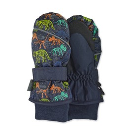 Sterntaler Unisex Children's Dinosaur Mittens, navy