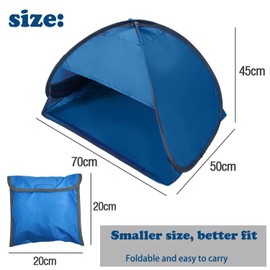 Head Pop-Up Tent, Mini Tent Beach Sun Protection, Small Pop-Up Face Tent, Parasol, Mini Parasol, Windproof Sun Protection for Outdoor Camping Picnic Beach