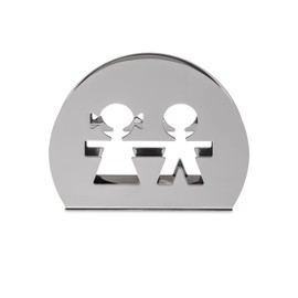 Alessi "GIROTONDO" Papierserviettenhalter aus Edelstahl, 5 x 9.3 x 14 cm