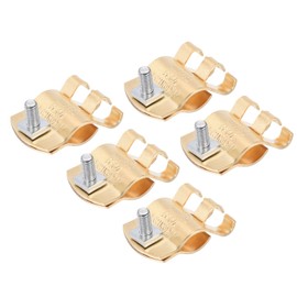 MECCANIXITY Ground Rod Clamp Grounding Clamps Wire Connector for 0.24 to 0.63 Pipes Range Pack of 5