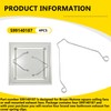 S99140187 Bathroom Exhaust Fan Cover Spring Clips for Broan-Nutone Square