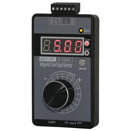 Portable Analog Simulator, Advanced Current Voltage Signal Generator with Lithium Battery, 0-10V ±10V/5V, 0-20Ma/4-20Ma, for PLC Debugging, Equipment Testing, and Motor Adjustments