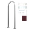 36 X 13 Inch Aluminum Pool Handrail with Base Plate