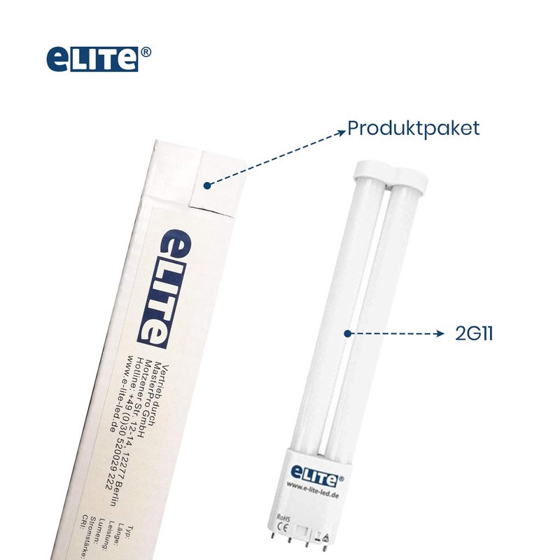 eLITe LED Lamp 2G11 15W 3000K 830 1600lm 32.0 cm