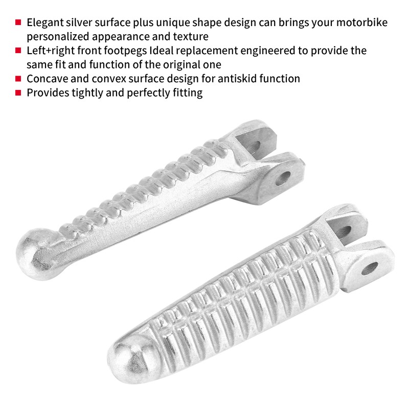 2Pcs Motorcycle Front Footrest Foot Peg LeftRight Fit for DUCATI