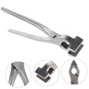 IWOWHERO Leather Craft Flatten Pliers Flat Nose Pliers Tool High