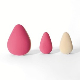 BS-MALL Dual-purpose Powder Puff & Beauty Blender Sponge – Premium Makeup Sponge Set For Foundation, Concealer & Loose Powder – Travel-friendly Blending Sponge, High Quality Portable Travel Essential