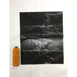 Oldi BP4550BK Trash Bag, Black, 1.6 gal (45 L), Thickness 0.0006 inches (0.015 mm), Balance Pack, Plastic Bag, Pack of 50