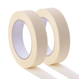 White Masking Tape  3 Pack, General Purpose Beige Painter's Tape 0.7inch x 60yard, 180 Yard In Total, For Painting, Labeling, Packing, Craft, Art, etc.