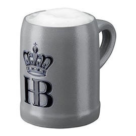 HB Hofbräuhaus München Bierkrug Hofbräuhaus München HB Krug Salzglasur 0,5 Liter King Werk KI 1000066
