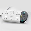 Power Strip Multifunctional USB Port ABS Flame Retardant Socket Strip