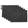 PATIKIL Waterproof Zipper File Bags, 5 Pack A5 Document Holders