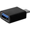 V7 USB-C to USB-A Adapter, Black Thunderbolt 3 Compatible USB-C