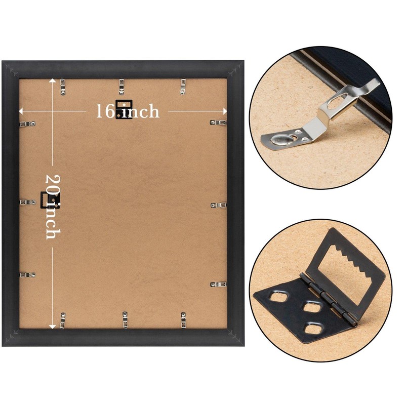 Minesaxel Diploma Frame 14x17 with Black Mat Fits Document, Certificate