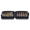 13Pcs/Set Combination Drill Tap High Speed Steel Titanium Plated Hex