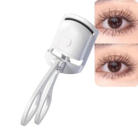 Electric Eyelash Curler，Quick Natural Curling for Long Lasting with Sensing Heating Silicone Pad2 Tempreture Setting & USB Rechargeable Eye Lash Curler Electric Eyelash Curler,Safe and Automatic Recha