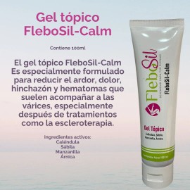 Gel Flebosil-calm Con Caléndula, Sábila, Manzanilla Y Árnica Mentolada