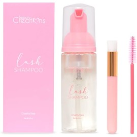 Beauty Creations shampoo para pestañas con brocha y cepillo