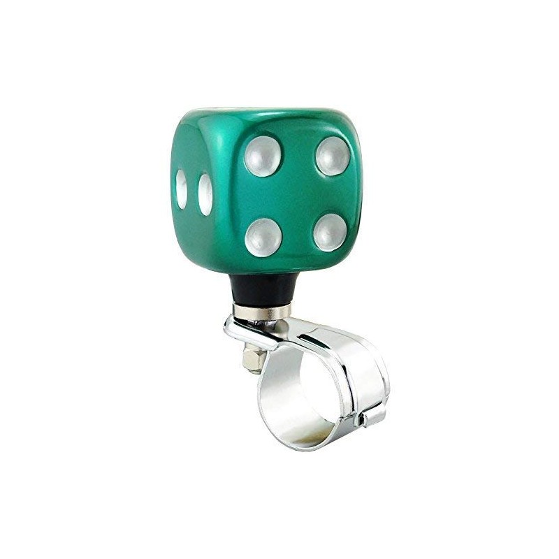 Lunsom Steering Wheel Spinner, Dice Shape Car Turning Wheel Knob
