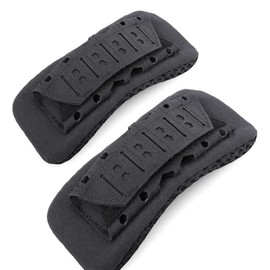 LimCryspp A Man with Shoulder Strap Pads, Shoulder Strap Pads, 2 Shoulder Strap Cushioning Pads, Bag Straps, Soft Net Pads and Tactical Equipment (Black)