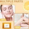 3PCS Turmeric Soap,Lemon Turmeric Kojic Soaps, Natural Handmade Soap, Bar