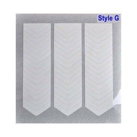 5 Sheets French Manicure Nail Tips Form Guide Sticker DIY Stencil Style G Nail Wraps Stickers Manicure Supplies for Women Nails Full Long Lasting Easy Apply and Remove