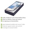 WENKO Unterbettkommode Comfort - Unterbett-Aufbewahrungstasche mit Sichtfenster, Polyethylen-Vinylacetat, 105 x