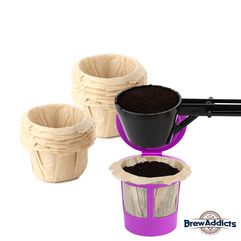 Brew Addicts Coffee Scoop Funnel for Reusable K Cups, Coffee