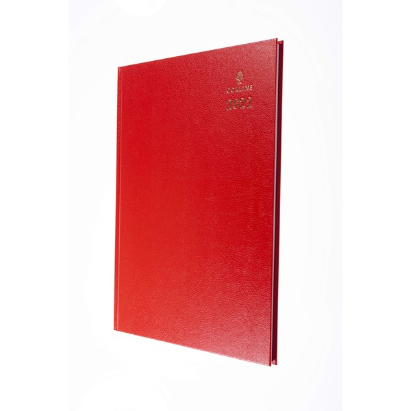 Collins Desk A4 Week to View 2022 Diary - Red