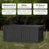 ROCKBIRDS 120-Gallon Outdoor Deck Box – Waterproof Patio Storage Bin