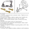 Camoo Starter Spacer with Bolts Kit For Dodge 5.9L Cummins