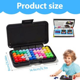 IQ Puzzler Pro, IQ Puzzle, IQ Games, Puzzle Game, Smart Games IQ, Puzzle Games for Children, with 200 Types of Challenges, 3D Logic Games for Children from 8 Years and Adults