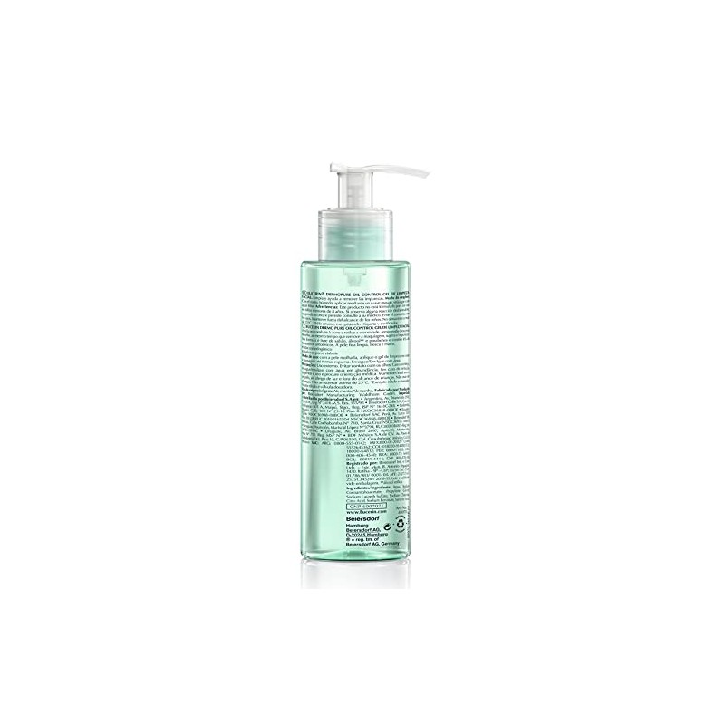 Eucerin DermoPure Gel Limpiador Facial, 200 ml Protector solar facial