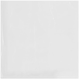 Plymor 10" x 10" (Pack of 100), 1.25 Mil Flat Open Clear Plastic Poly Bags