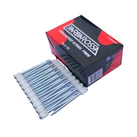 Barbarossa Concrete Nails 3.7 x 62mm Collated Steel Pins Box of 100