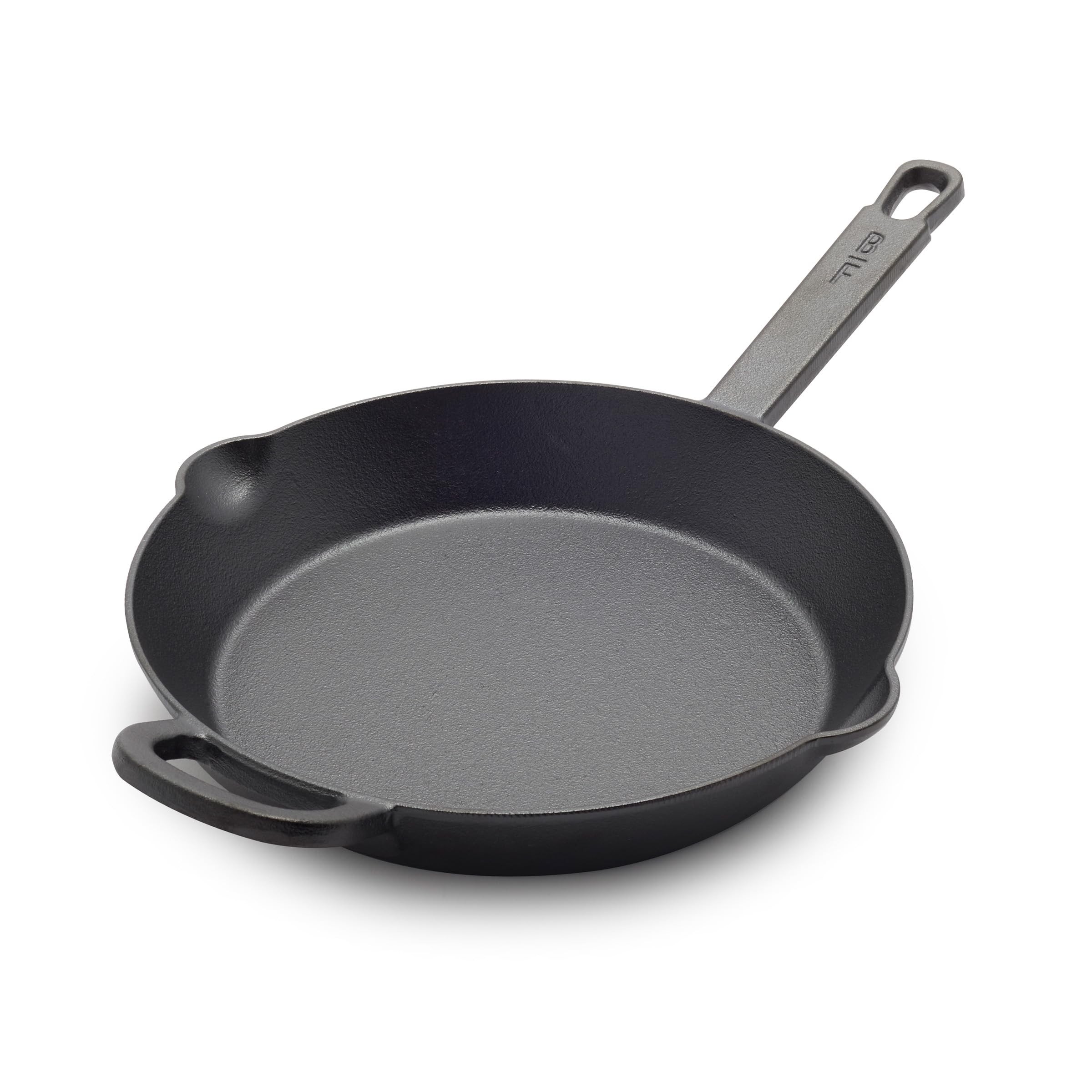 GreenPan x Bobby Flay 10” Cast Iron Pre-Seasoned Skillet with Helper Handle - Thumbnail 5