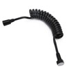 Hose Inlet Pipe 2M Shower Hose Black Flexible Shower Pipe