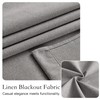 NICETOWN Lockdown Shade for Classroom Door Window Privacy, Linen Small