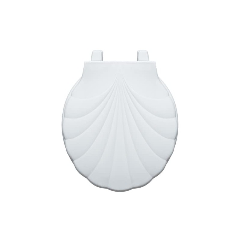 Centoco Lift-Off, Round Toilet Seat, Lift and Clean, Shell Design,