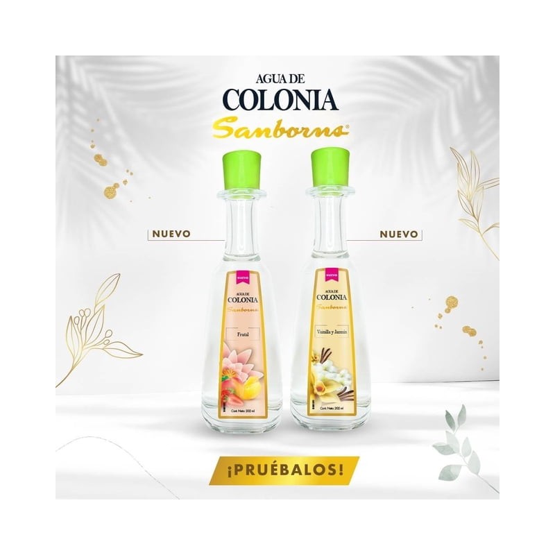 Agua de Colonia Sanborns vainilla y jazmín 202ml