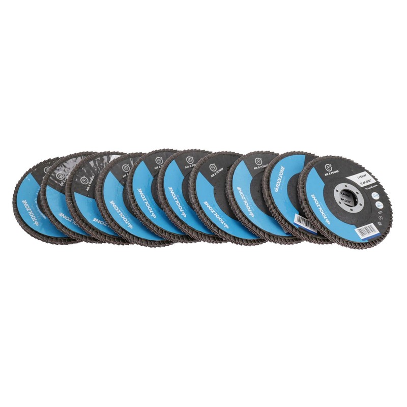 120 Grit Flap Discs Fine Grade Aluminium Oxide Sanding Removal